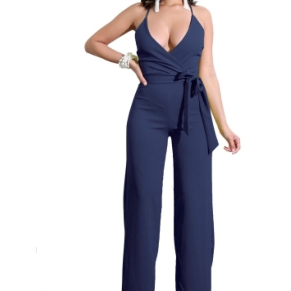Hammock Strappy Back Cross Jumpsuit